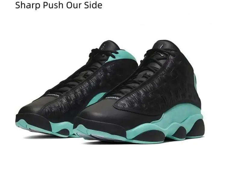 Vintage Mid Top Casual Trainers with Black Upper & Mint Green Panels, Soft Textured Leather Comfort Sneakers, Wear-Resistant Anti-Slip Sole Footwear Ideal for Commuting, Outdoor Trips, Skating and Urban Trendy Daily Wear