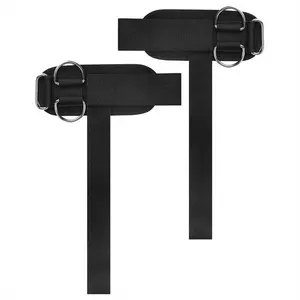 GymMate LockStraps™ – Dual D-Ring Cable Wrist Straps (1 Pair)