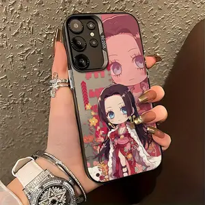 Anime Cartoon Adventure Sailing Ship Straw Hat Crew Nami Phone Case Compatible with for samsung for galaxy S25 S24 S23 S22 S21 S20 FE Ultra Plus 4G 5G Anti-Drop Frosted Back Cover.
