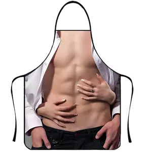Creative Personality Funny and Quirky Waterproof and Stain-Resistant BBQ Household Kitchen Apron