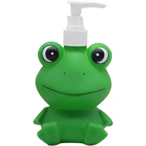 Dinosaur Panda Frog Cute Cartoon  Hand Soap Pump Lotion, Hand Soap, Shampoo, Shower Gel Dispenser, Suitable for Bathrooms, Kitchen Countertops, Bathroom Accessories (Frog)