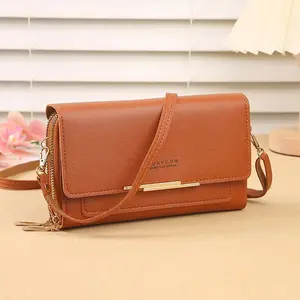 Women’s Luxury Multifunctional Medium-Length Clutch Wallet - Casual Shoulder Bag, Coin Pouch, Korean-Style Fashion Accessory for Everyday Carry, Travel