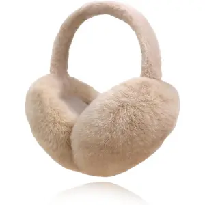 Ear Muffs for Winter Women Men, Adjustable Faux Fur Earmuffs, Fluffy Ear Warmers, Foldable Ear Warmer Earmuffs(Sheets)