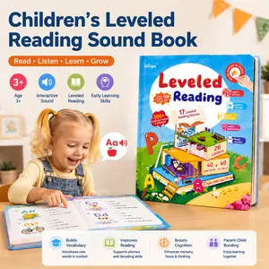 Fun Learning & Educational Toy for Children 3+ – Leveled Reading Sound Book encourages interactive learning, literacy, and curiosity. Perfect gift for birthdays, holidays, or any special occasion. Build skills and spark imagination!