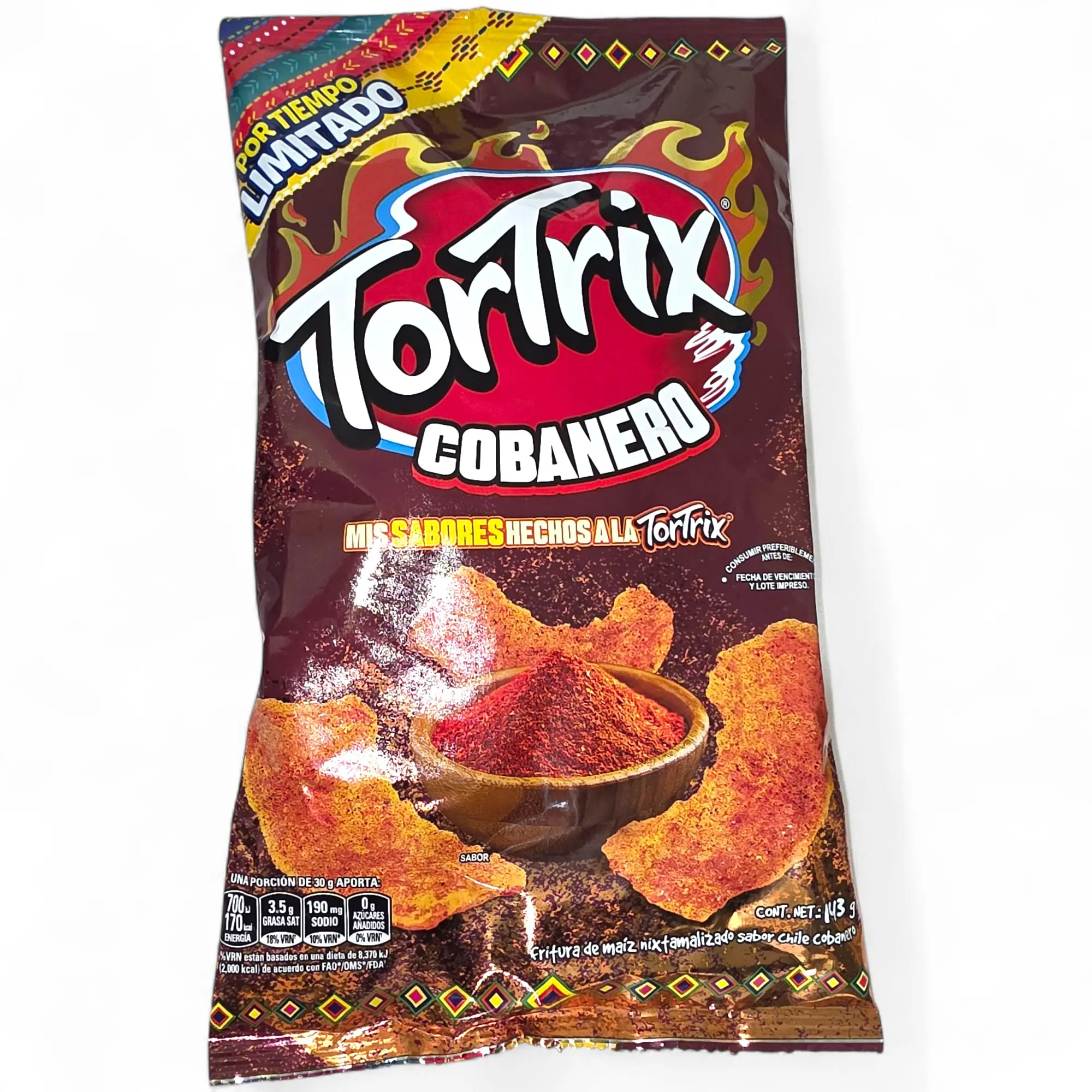 Tortrix Cobanero Familiar 143g- Authentic Central American Snack with Bold Flavor and Culture Perfect for Authentic Taste at Home
