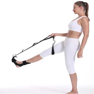 Adjustable Ankle Foot Stretch Resistance Band, Segmented Yoga Extension Strap, Auxiliary Stretching Band for Fitness and Rehabilitation