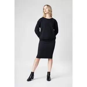 Bamboo Bonded Jersey Knee Length Pencil Skirt