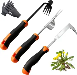 Weed Puller Tool, 2025 New Portable Weeder Tool, Weeding Tool with Stainless Steel, Garden Tools for Plant & Weeding, Crack Weeder Tool, Weed Remover Tool for Farm & Backyard