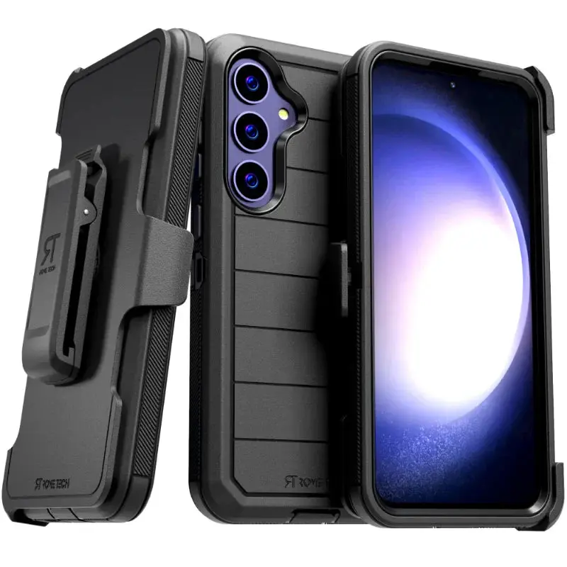 Rome Tech Defender Max Case for Samsung Galaxy S24 Plus (2024) – Heavy-Duty Rugged Protection, Shock-Absorbing Multi-Layer Armor, Raised Bezel Screen & Camera Protection, Drop-Defense Design