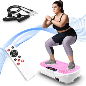[Dufominc] Vibration Plate Fitness Platform Exercise Machine Vibrating Shaking Full Body Shaker Workout Vibrate Stand Shake Board Sport Gym for Fitness Machine
