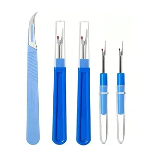 5pcs Embroidery Floss Scissors Set, Cross Stitch Thread Cutting Tools, Durable Sewing Supplies for Crafting & DIY Projects