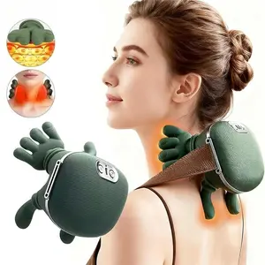 Portable Heated Neck Massager, Shoulder and Neck Relief, Home Trapezius Muscle Care, Portable Design for Daily Use