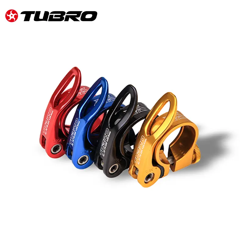 TUBRO TS220 Quick Release Seatpost Clamp, 31.8mm, Multi-Color Options, Aluminum Alloy