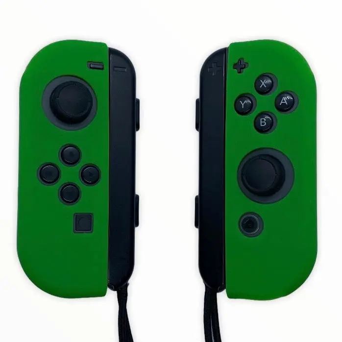 JenDore Green Silicone Protective Shell Controller Covers – Compatible with Nintendo Switch Joy-Con