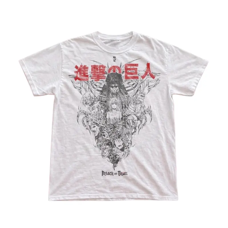 Gildan Men's and Women's T-Shirt, Vintage Founding Titan & Ymir Graphic Tee, Attack on Titan T-Shirt, Unisex Gift Manga Anime Shirt, Gothic Grunge Y2K Emo Scene Amity Affliction Style Clothes Menswear Womenswear Streetwear
