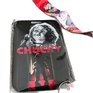 Scary doll ID holder & lanyard