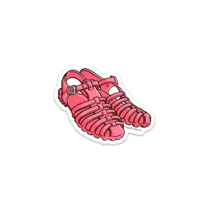 Blank Tag Co.® Waterproof Jelly Shoes Sticker