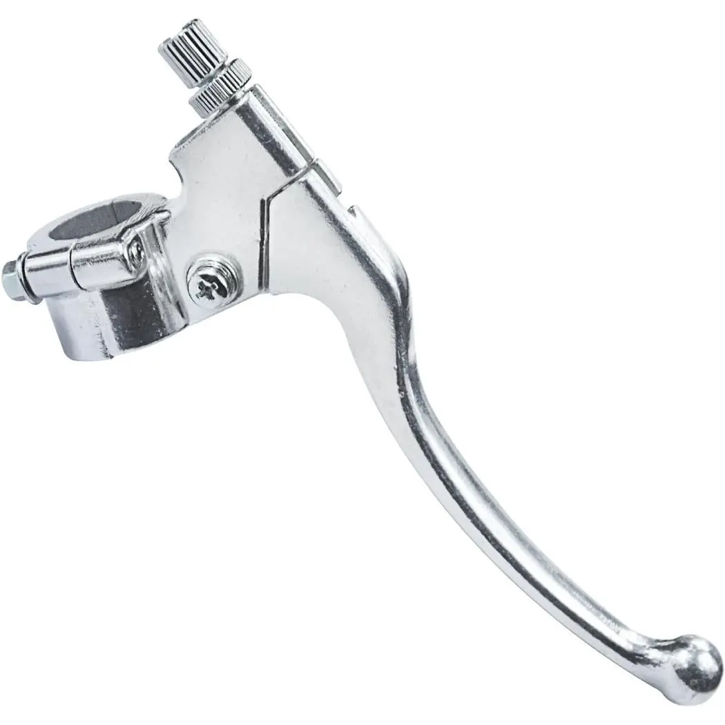 22mm 7/8" Left Clutch Brake Handle Lever Perch For Coleman CT200U,BT200X,CT100U,Baja Massimo MB165,MB200,Yerf-Dog Motovox MBX10 Mini Bike,CRF50,XR50,KLX110,SSR125 Pit Dirt Bike (Silver)