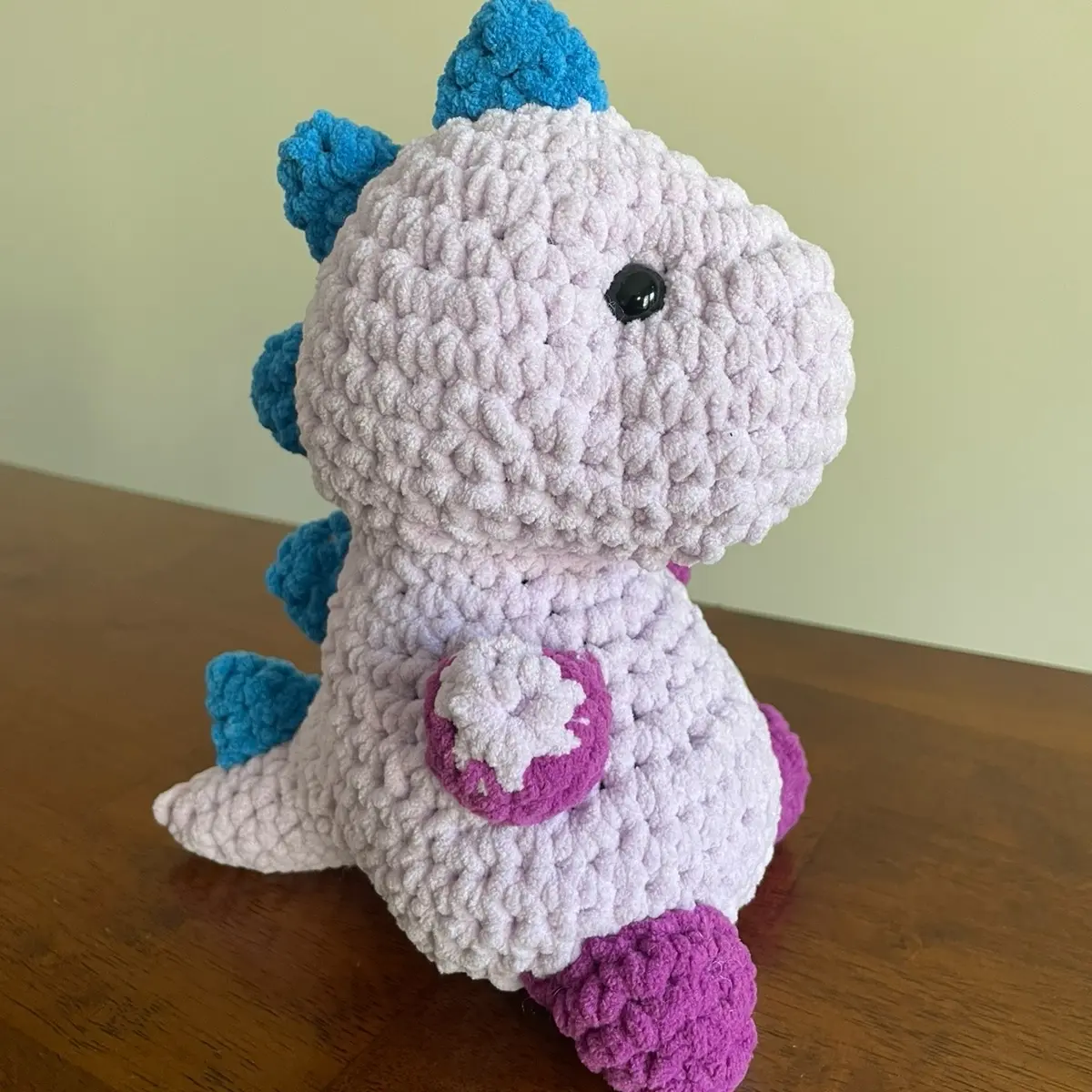 Handmade Crochet Dinosaur/Dino Amigurumi Plushie