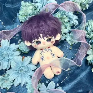 20cm Game Love and Deepspace Qi Yu Kawaii Cosplay Soft Plush Stuffed Doll Body With Skeleton Anime Plushies Toy Figures Gift