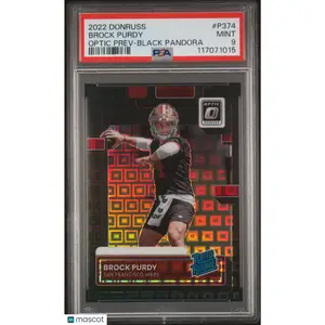 2022 Panini Donruss Brock Purdy Rated Rookie 12/25 PSA 9