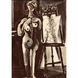 Pablo Picasso, Composition, Carnet de dessins de Picasso, Cahiers d’Art, Limited Edition Lithograph