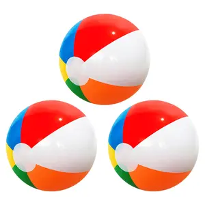 Inflatable Beach Ball Colorful Balloons Swimming Pool Party Water Game Beach Sports Ball Fun Toys for Kids