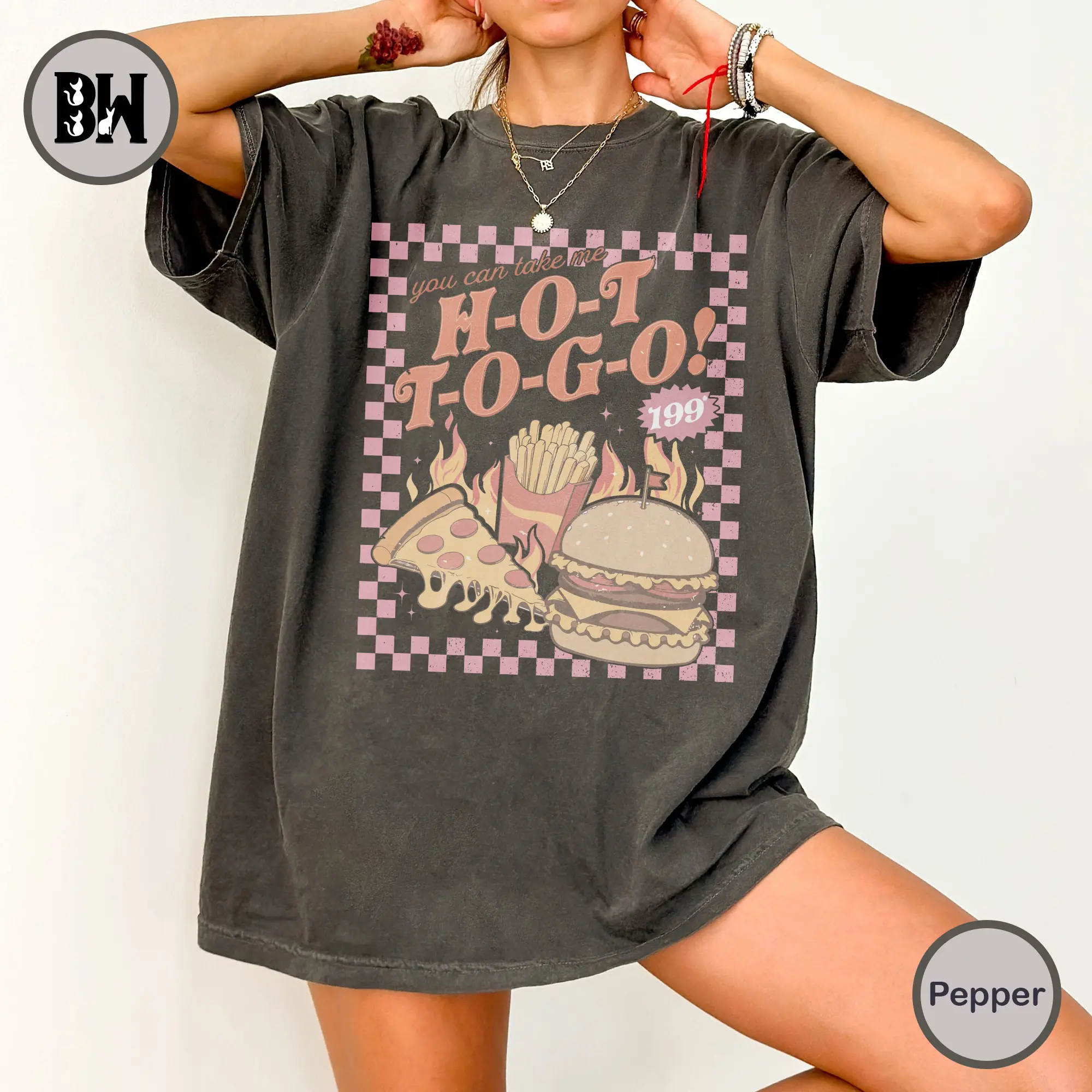 Chappell Roan T-Shirt, Chappell Roan Hot to Go Shirt, Midwest Princess Tour Merch, Retro Graphic Oversized Tee, Comfort Colors Shirt