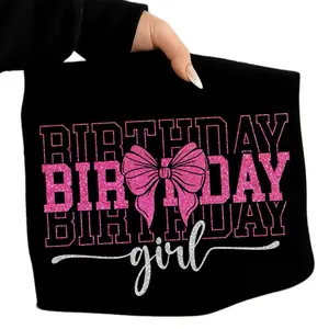 Pink Birthday Girl DTF Transfer | Ready to Press | Single Transfer, Choose 10’, 11’, or 12’