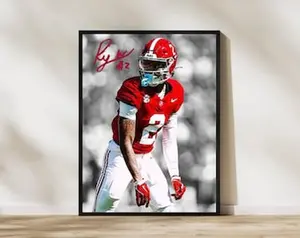 Ryan Williams Alabama Crimson Tide Football Poster: Man Cave Sports Art (No Framed)