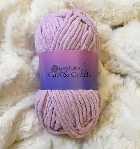 Lavender Chenille Yarn