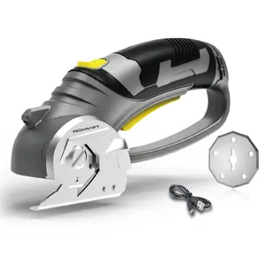 INOKRAFT 4V Cordless Rechargeable Electric Scissor, Box Cutter, Fabric Scissor, Rotary Cutter for Cardboard Carpet Leather Plastic, DIY creation