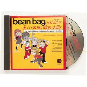 Kimbo Educational Bean Bag Activity CD for Dogs - Ages 3-8, Supports Children Development, Develops Gross Motor Skills, Enhances Directionality, Guided by Lyrics and Instructions, Ages 3 To 8