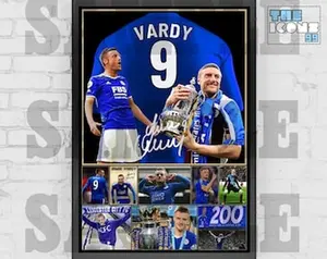 Jamie Vardy Leicester City Legend Football Poster