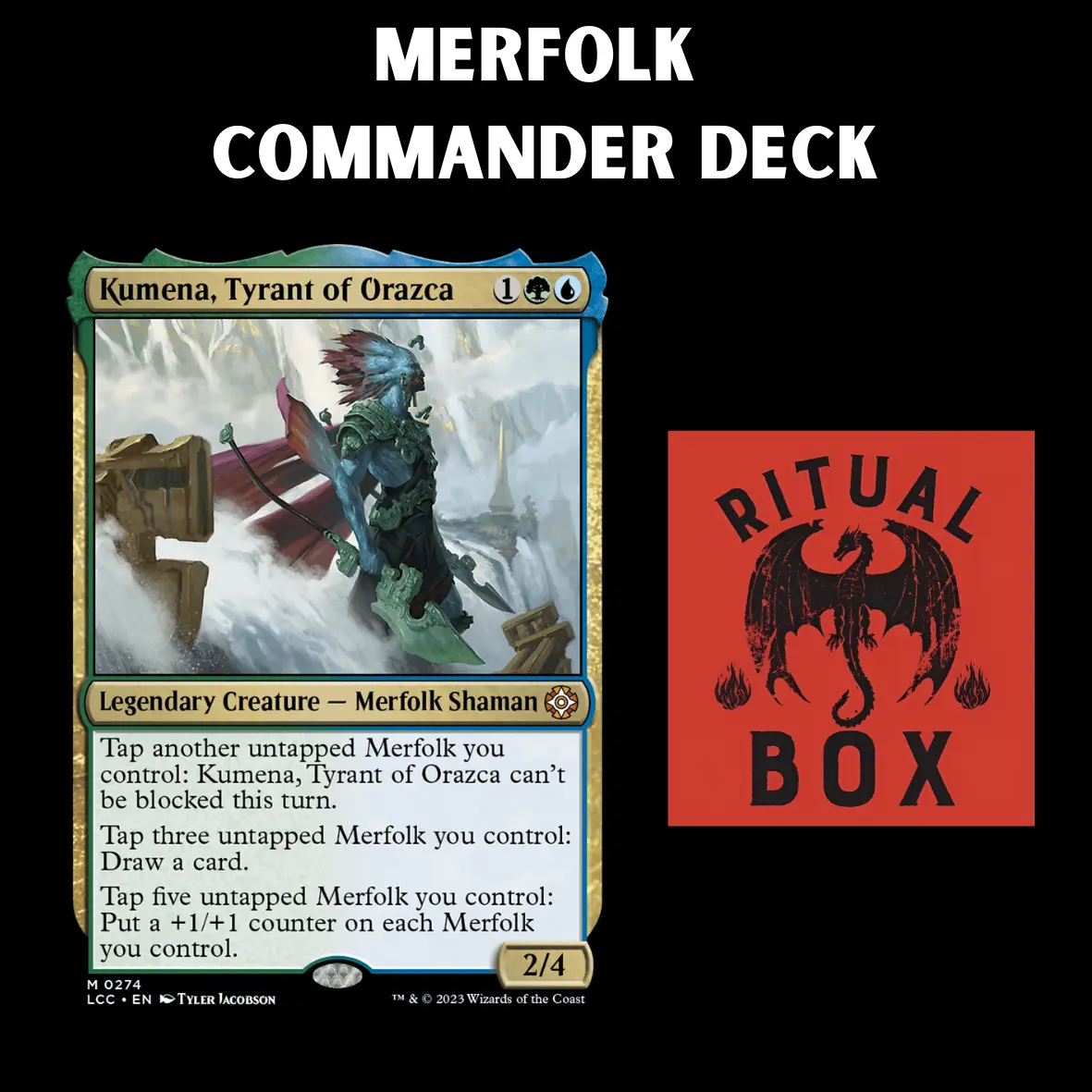 merfolk commander deck - TikTok Shop