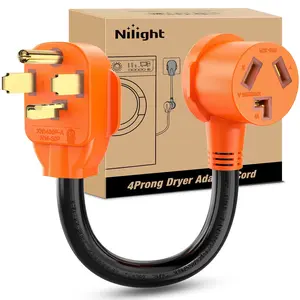 Nilight 30 Amp to 30 Amp 4 Prong  Dryer Adapter Cord
