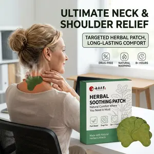 Herbal Warming Neck Patches 30Pcs Value Box, Hypoallergenic Heat Patches Deliver Gentle Cervical Relief for Sore Neck & Stiff Shoulders, Multi-Purpose Body Care Patch Works for Knee, Back Ache, Perfect Daily Relax Supplies for Desk Workers