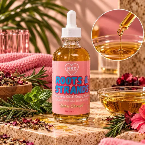 Roots & Strands Hairgrowth Oil Scalp Stimulator- Herbal infused Hairgrowth Oil