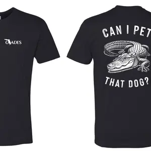 Can I Pet That Dog Alligator Shirt | Funny Florida Meme Tee | Glades Everglades Graphic Shirt