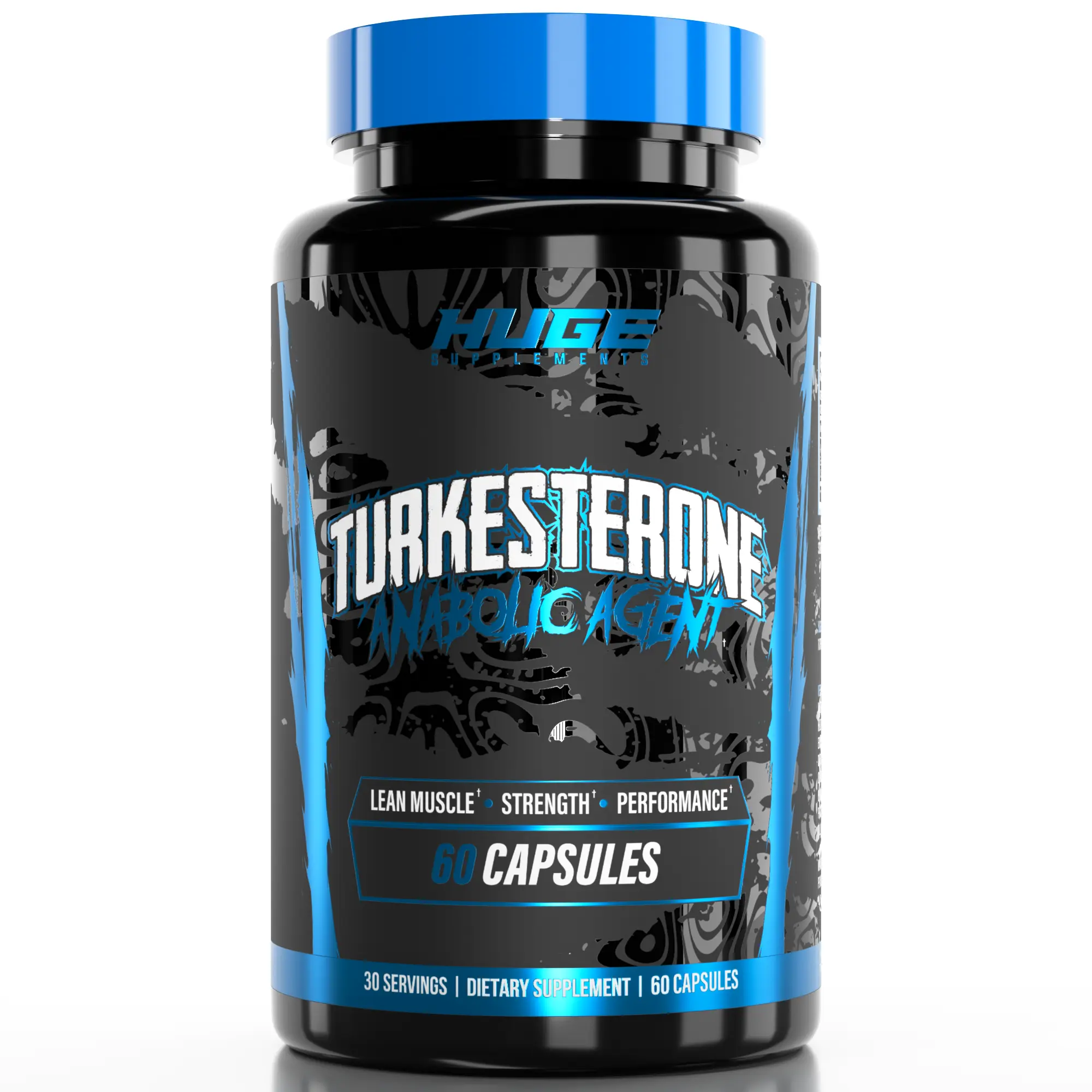 Turkesterone Supplement (500mg) Ajuga Turkestanica Extract, Improve Lean Muscle Mass, Exercise Performance, Improve Muscle Recovery with Our Softgel Absorption Technology (60 Softgels)