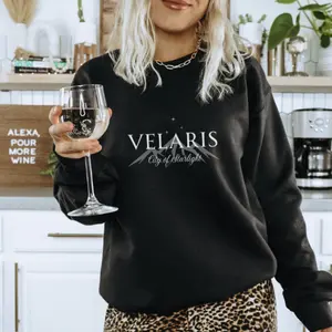 Velaris City of Starlight Unisex Crewneck Sweatshirt Comfort Cotton
