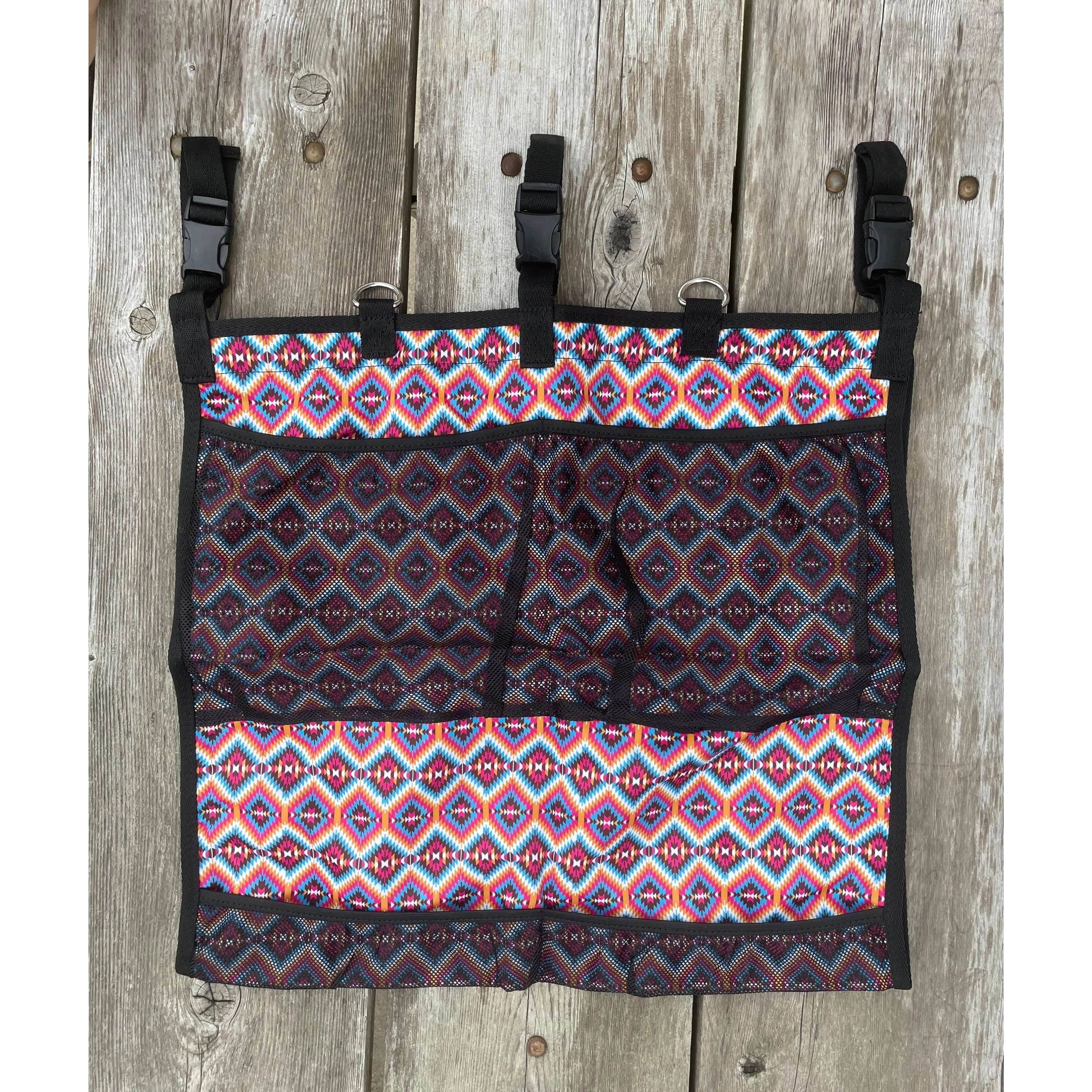 Bright Pink Pattern Hanging Trailer Organizer