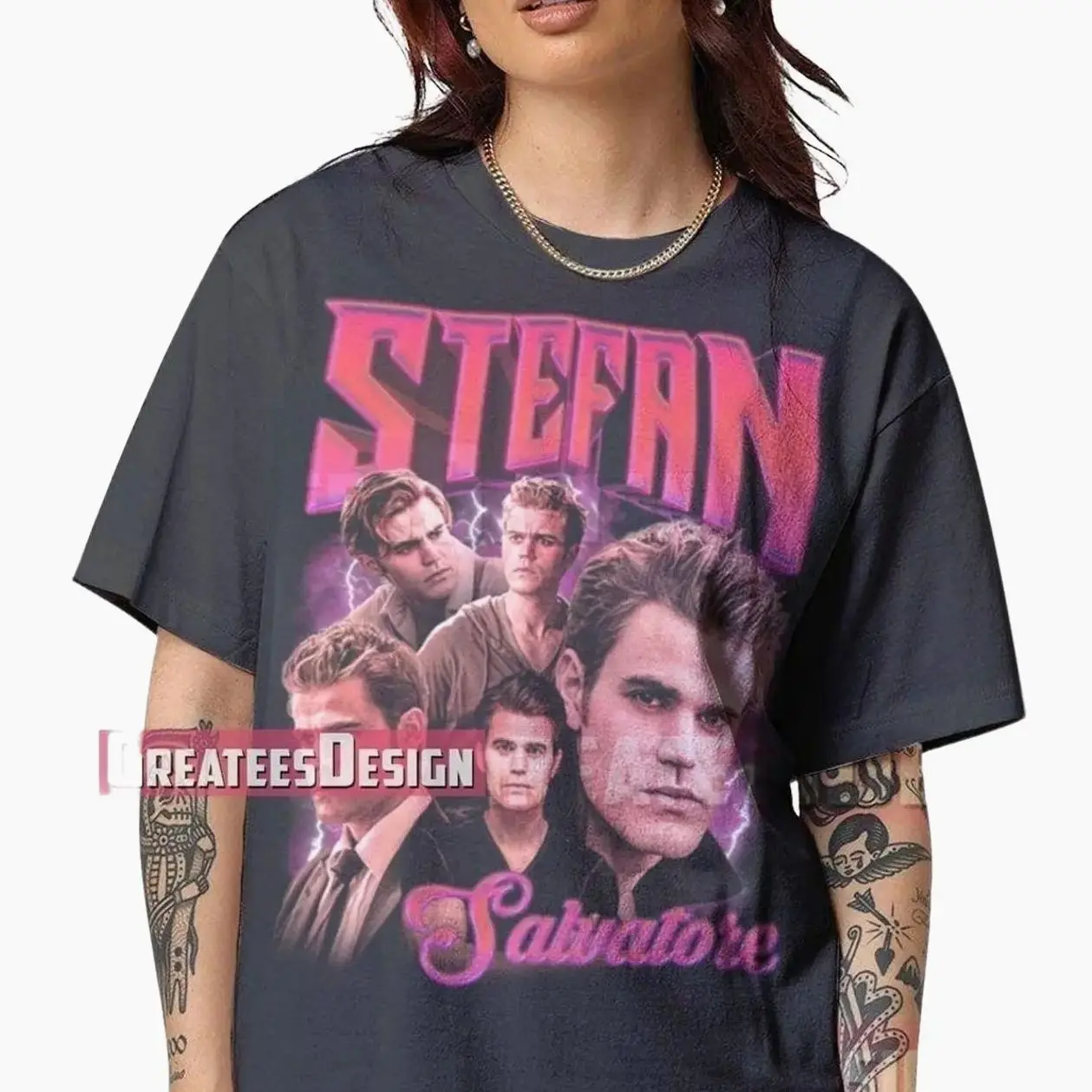 Stefan Salvatore Shirt Paul Wesley Oversize Shirt Unisex Shirt P