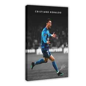 Football Cristiano Ronaldo XII Canvas Poster Wall Art Decoration For Home Bedroom Office Living Dorm Room Decor Boys Girls Gift