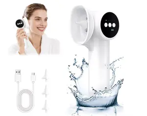 Ear Wax Cleaner, upgraded Removal with Mild Drying Safe Ear Cleaner for Ear Wax Buildup Flushing and Cleaning Dual Compartment Design 5 Pressure Settings USB C Cable IPX7