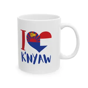 I Love K'nyaw Mug | Ceramic Coffee Cup, 11oz