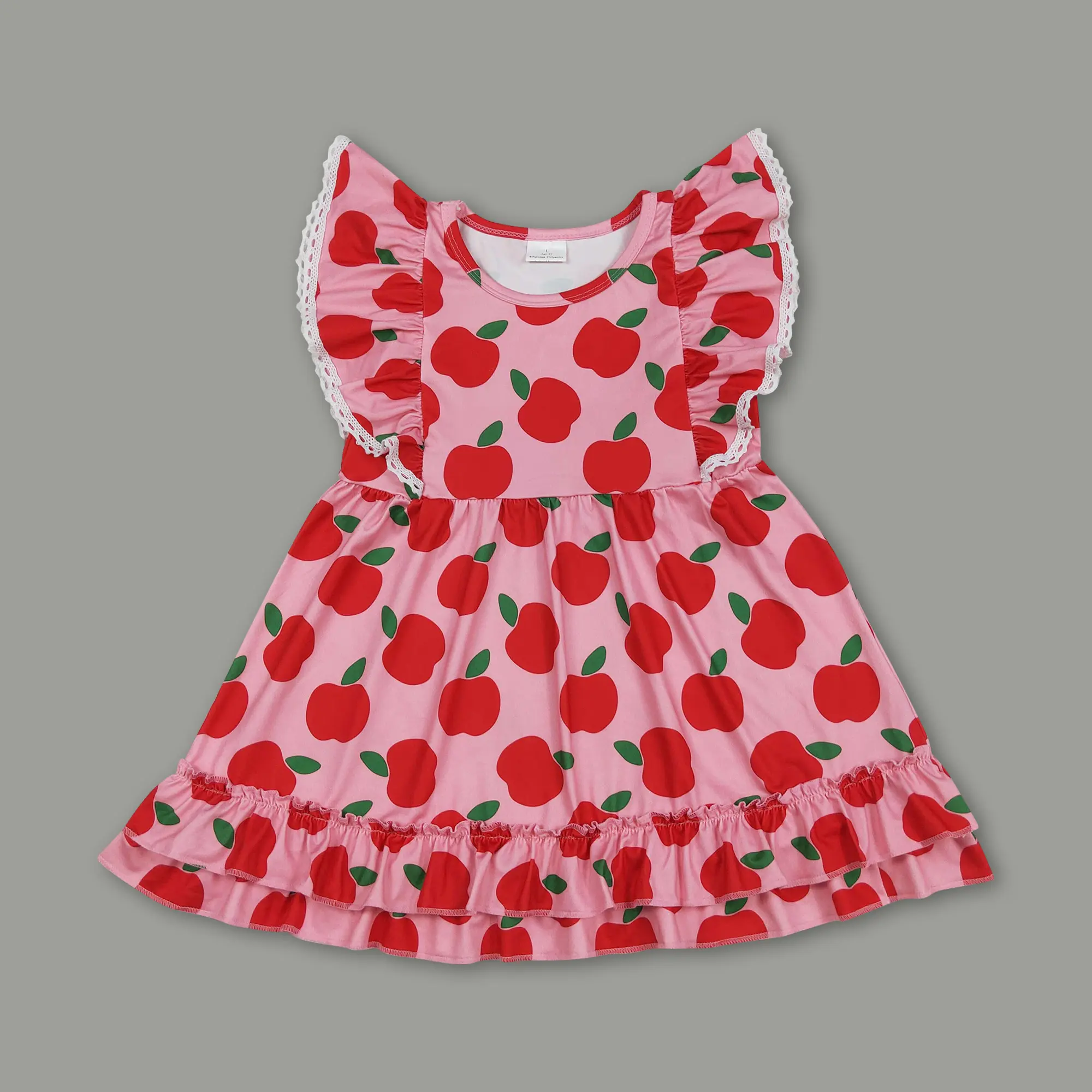 Breathable Cotton Strawberry Dress for Toddler Girl – Everyday Summer Fashion for Baby Girls