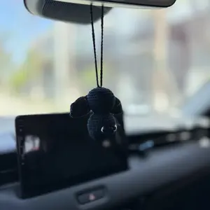 Crochet Bat Car Hanging Ornament, DIY Knitting & Crochet Haberdashery Toy Accessory
