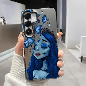 Character Butterfly Pattern Acrylic TPU mobile phone case for Samsung Galaxy S25 S24 S23 S22 PLUS ULTRA FE camera full protector fashion high quality design fingerprint resistant gift anti drop durable