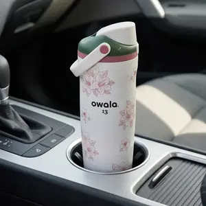 Owala Azalea 13 Masters Golf FreeSip 30oz Water Bottle - Limited Edition Leakproof Insulated Stainless Steel Tumbler with Built-In Straw, Keeps Drinks Ice Cold for Hours, Ideal for Golf, Gym, Everyday Hydration
